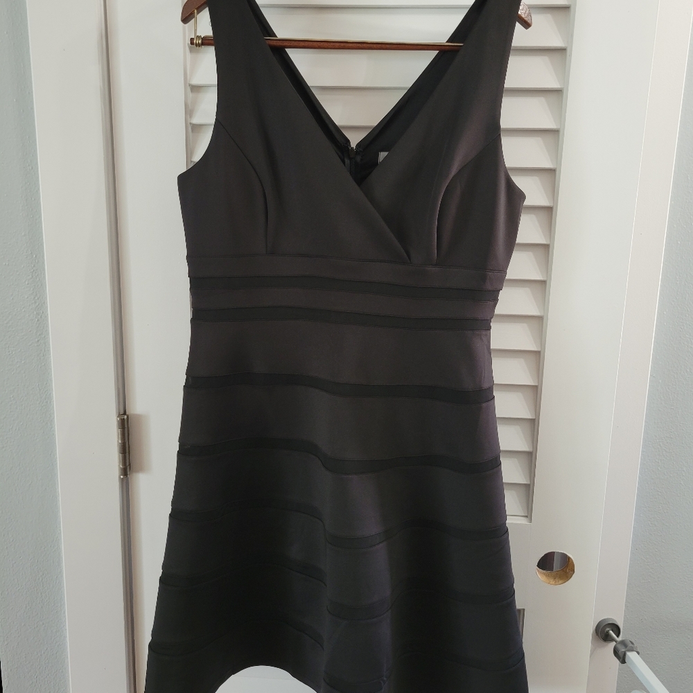 Neiman Marcus size 12 black cocktail dress